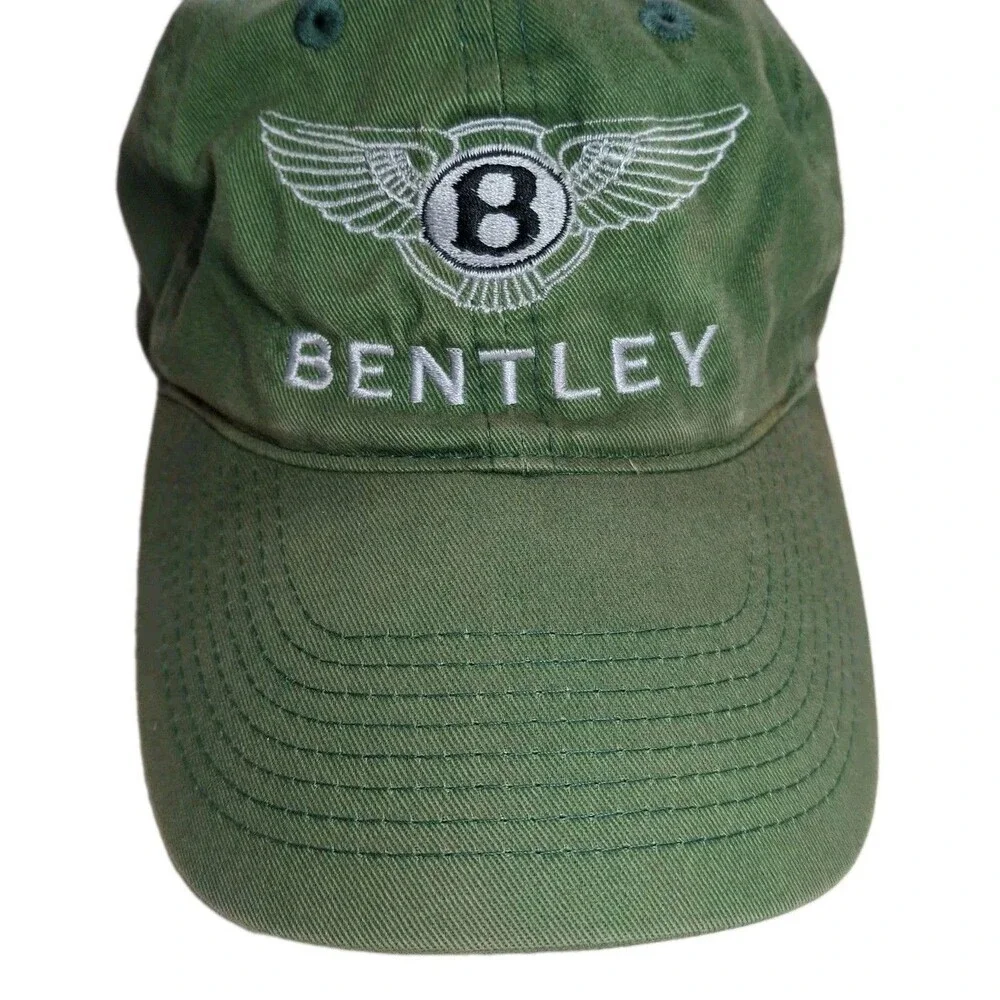 Bentley Hat Baseball Cap Adjustable Green 100% Cotton Otto Brand Cars Luxury